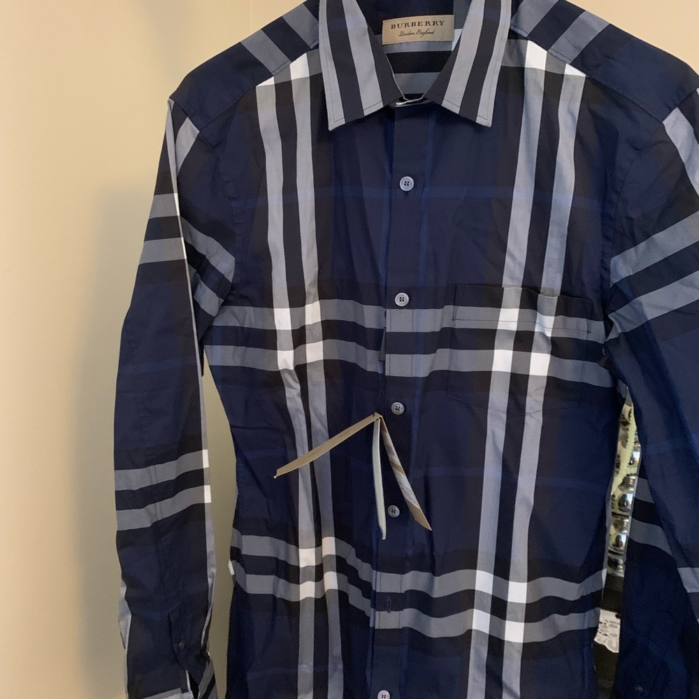 mens burberry shirt, brand new with tag